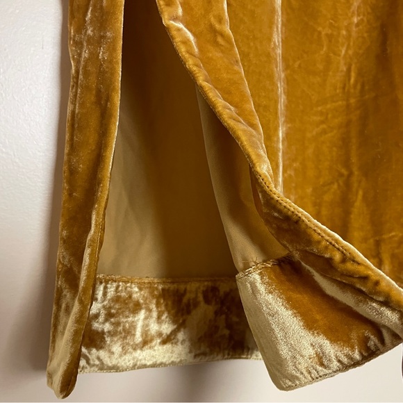 Free People Tongue Tied Dress Size 6 NWT Velvet Sleeveless Halter Open Back - Picture 8 of 16